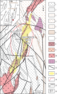 Association of Siderite with Iron Sulfides and Silicates in Rocks of the Mikheevskoe Cu(Mo,Au) Porphyry Deposit (Southern Urals)