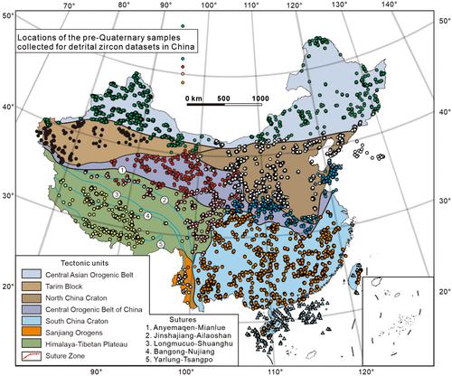 A brief introduction to the detrital zircon U–Pb and Hf isotopic datasets for mainland China and adjacent regions