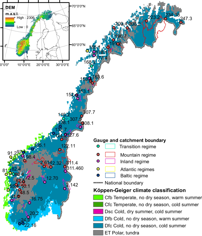 Attribution assessment of hydrological trends and extremes to climate change for Northern high latitude catchments in Norway