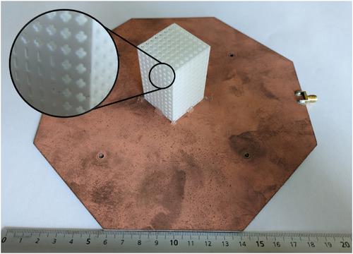 3D-printed heterogeneous isotropic–anisotropic dielectric resonator for singly fed dual-band circularly polarised antennas