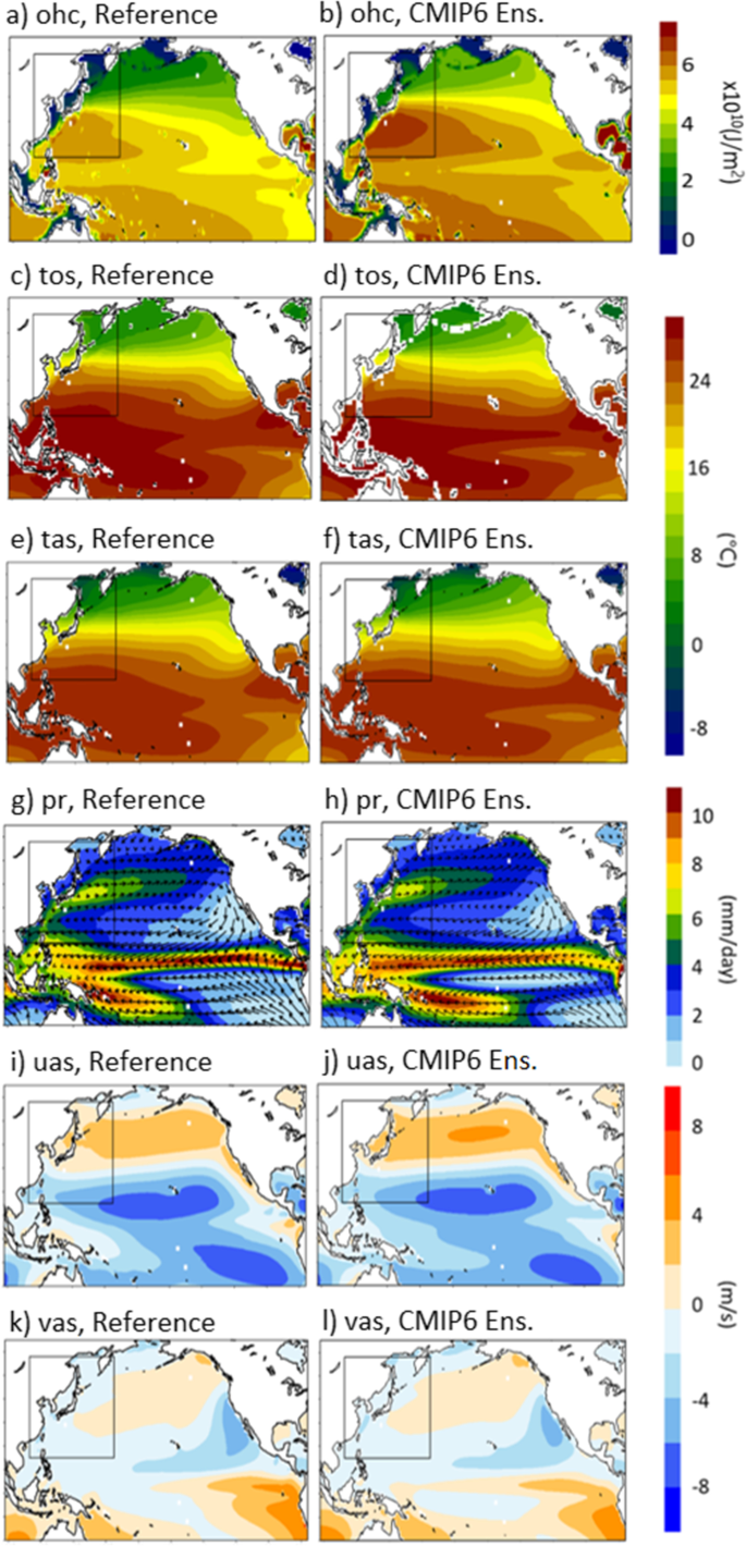 Quantification of The Performance of CMIP6 Models for Dynamic Downscaling in The North Pacific and Northwest Pacific Oceans