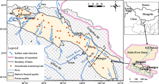 Identification of the groundwater flow system in the middle reaches of Heihe River Basin (northwestern China) based on stratified groundwater exploration technology