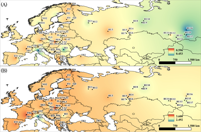 Genetic variation of Scots pine (Pinus sylvestris L.) in Eurasia: impact of postglacial recolonization and human-mediated gene transfer