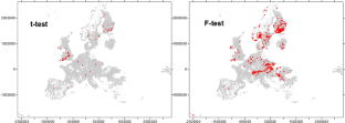 The Geographical Pattern of Local Statistical Dispersion of Environmental Radon in Europe