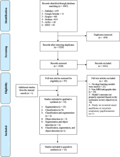 Deep learning for diagnosis of head and neck cancers through radiographic data: a systematic review and meta-analysis.