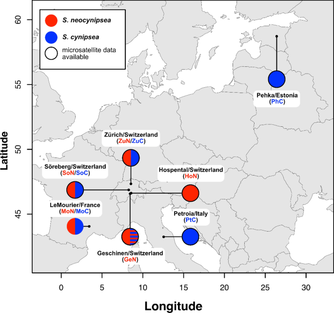 Geographic Variation in Genomic Signals of Admixture Between Two Closely Related European Sepsid Fly Species