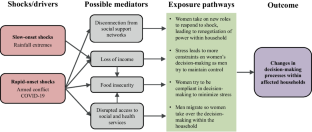 Investigating the impacts of rainfall, armed conflict, and COVID-19 shocks on women’s household decision-making among partnered women in Burkina Faso