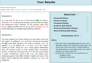 Enhancing the English writing skills of in-service students using marking mate automated feedback