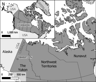 Vulnerabilidad de las aguas subterráneas en el Yukón y Northwest Territories (Canadá)