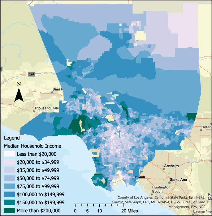 Spatial characteristics of food insecurity and food access in Los Angeles County during the COVID-19 pandemic