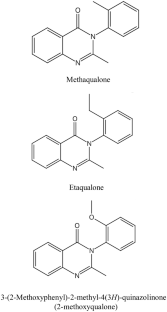 2-Methoxyqualone, a new recreational drug, discovered from a package seized by the police: a preliminary report.