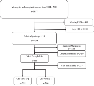 Evolving etiologies, comorbidities, survival, and costs of care in adult encephalitis.