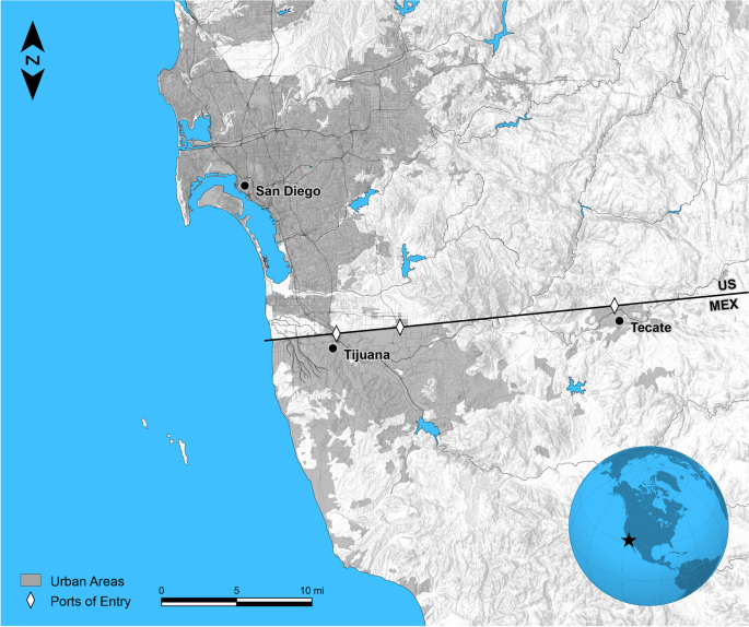 A binational social vulnerability index (BSVI) for the San Diego-Tijuana region: mapping trans-boundary exposure to climate change for just and equitable adaptation planning