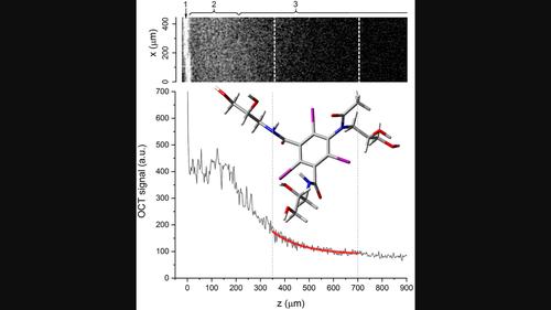 Optical clearing of human skin: Molecular modeling and in vivo OCT study