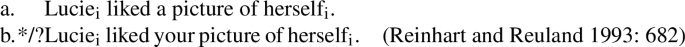The whole picture: Disentangling locality, logophoricity and subjecthood in English picture noun anaphora