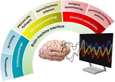 Conducting polymer-based nanostructured materials for brain-machine interfaces.