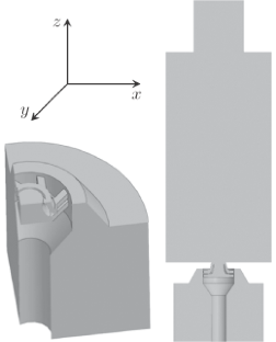 GAS DYNAMICS AND LIQUID FUEL COMBUSTION IN A MODEL COMBUSTOR