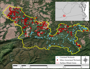 A Landscape-Scale Comparison of Wetlands Associated with Surface Coal Extraction and Naturally-Occurring Wetlands in the Central Appalachian Mountains, USA