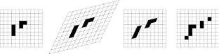 Homotopic Affine Transformations in the 2D Cartesian Grid