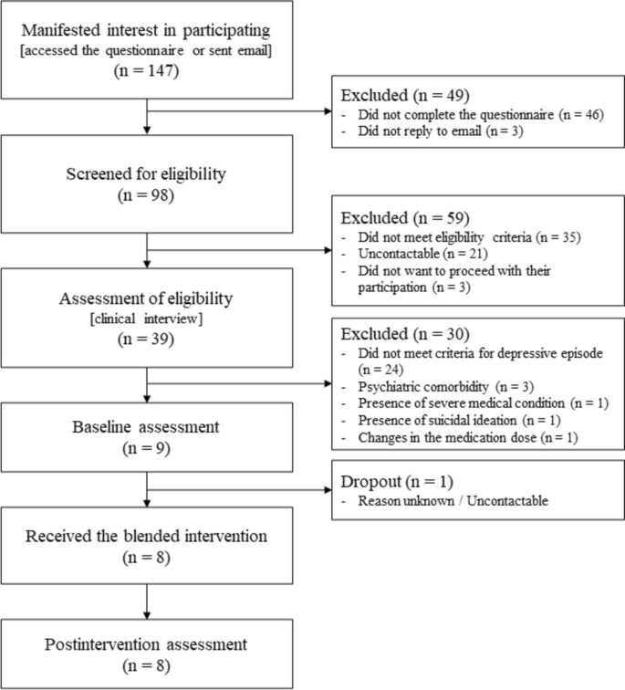 Be a Mom Coping with Depression: a Feasibility Study of a Blended Cognitive-Behavioral Intervention for Postpartum Depression