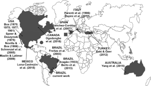 Integrative taxonomy for the traditional coccidians (Chromista: Miozoa: Eimeriidae) from island canaries (Aves: Passeriformes: Fringillidae): Worldwide distribution, morphological and molecular characterization, revaluations and establishment of junior synonyms.