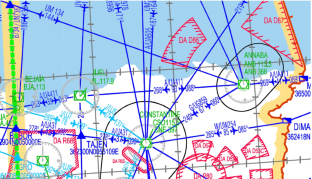 Geographical information system for air traffic optimization using genetic algorithm