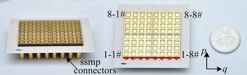 3-D glass integrated stacked patch antenna array for silicon active package system