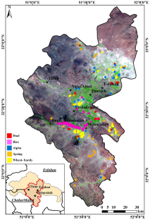 Crop type detection using an object-based classification method and multi-temporal Landsat satellite images