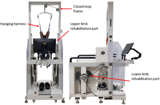 Development of a whole-body walking rehabilitation robot and power assistive method using EMG signals