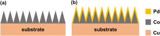 Electrodeposited Palladium Coating on Co Micro-Nano Cones Array for Low-Temperature Solid-State Bonding