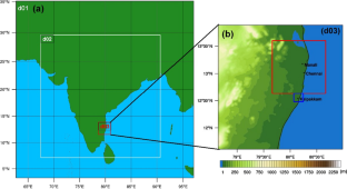 A simulation study on the recirculation effect of land–sea breeze flows on atmospheric dispersion of airborne releases in Southeast coast of India