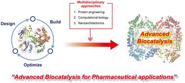 Multidisciplinary approaches for enzyme biocatalysis in pharmaceuticals: protein engineering, computational biology, and nanoarchitectonics