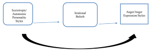 The Mediating Role of Irrational Beliefs in the Relationship between Anger and Sociotropic Personality Traits in Nursing Students