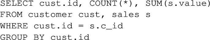 Practical planning and execution of groupjoin and nested aggregates