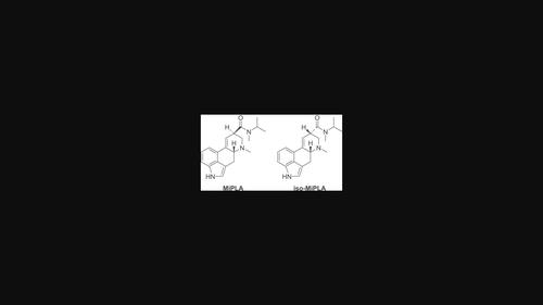 Structural analysis of an lysergic acid diethylamide (LSD) analogue N-methyl-N-isopropyllysergamide (MiPLA): Insights from Rotamers in NMR spectra