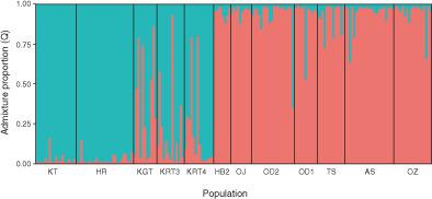 Secondary contact and adaptation to local pollinator assemblages mediate geographical variation in corolla length in
 
 Isodon
 shikokianus
