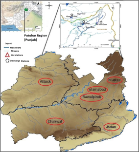 Trend analysis of hydro-meteorological variables of Islamabad, Pakistan: a spatio-temporal view from Pothohar region