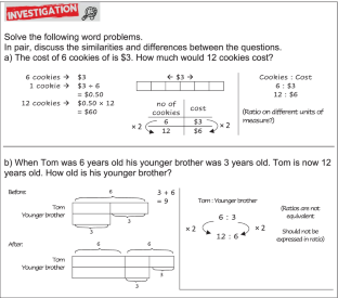 Overlaps and shifts of instructional goals in the design of a set of mathematics tasks