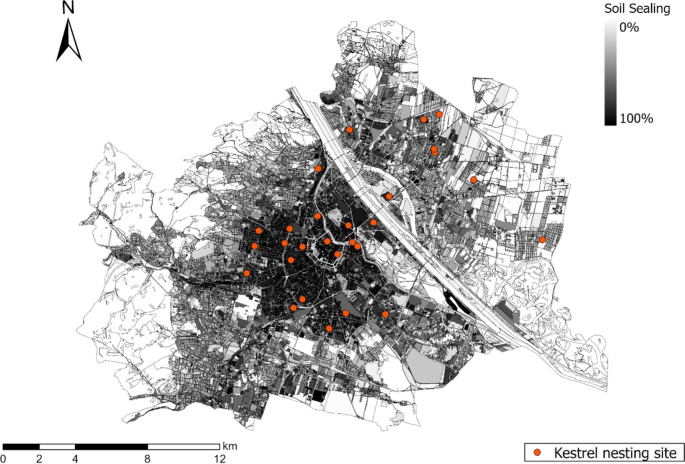 Integument colouration and circulating carotenoids in relation to urbanisation in Eurasian kestrels (Falco tinnunculus)