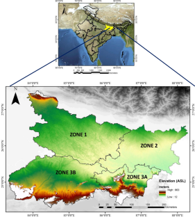 Variability in meteorological droughts as pivotal mechanism for rice production over the middle gangetic plains