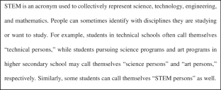 Whose recognition is meaningful in developing a STEM identity? A preliminary exploration with Thai secondary school students