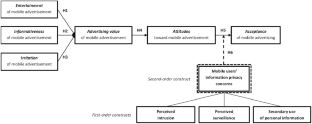 Advertising value and privacy concerns in mobile advertising: the case of SMS advertising in banking