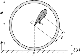 Stabilization of Steady Rotations of a Spherical Robot on a Vibrating Base Using Feedback