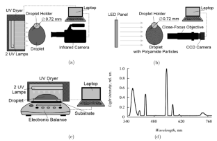 Polymerization in Droplet of Aqueous Solution of PEGDA/Irgacure at Various Concentrations of Components