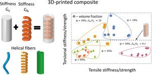 3D-printed composites with a programmable response to tension and torsion: A design guide