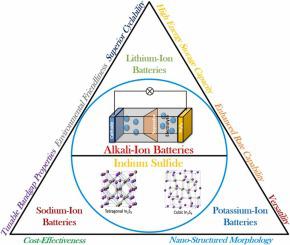 Next-generation energy storage: In2S3-based materials as high-performance electrodes for alkali-ion batteries