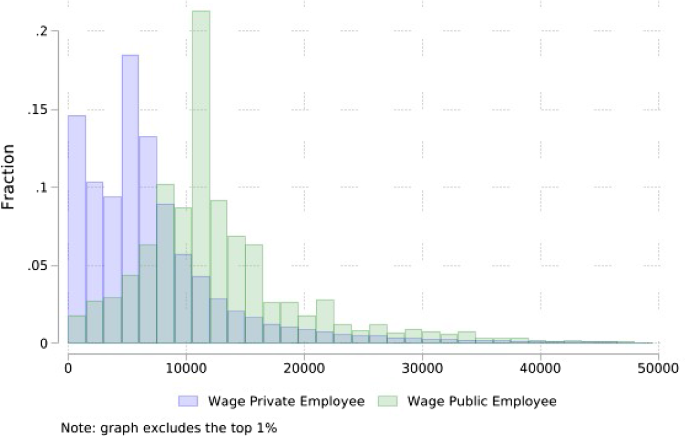 Detecting envelope wages with e-billing information