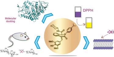 Discovery of dual-action phenolic 4-arylidene-isoquinolinones with antioxidant and α-glucosidase inhibition activities†