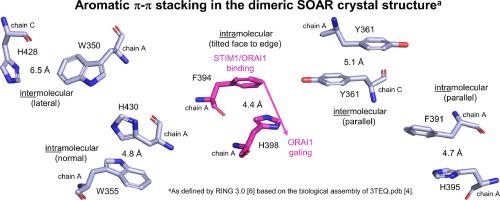 Aromatically stacking the odds in favour of increased ORAI1 activation.