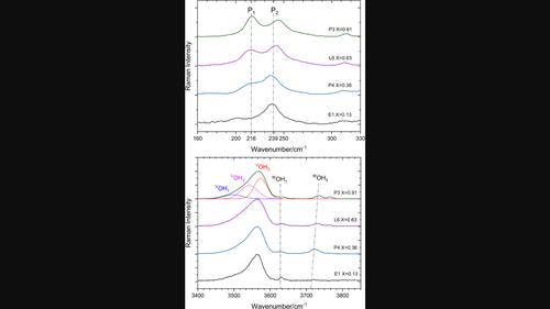 Study of Mg–Fe content in tourmalines from the dravite–schorl series by Raman spectroscopy